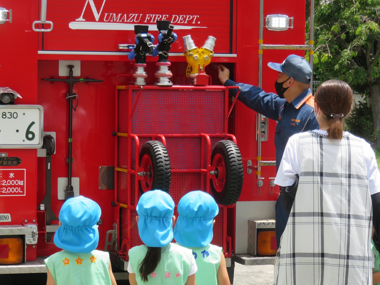 消防車の絵を描く会 学校法人 双葉学園 双葉幼稚園